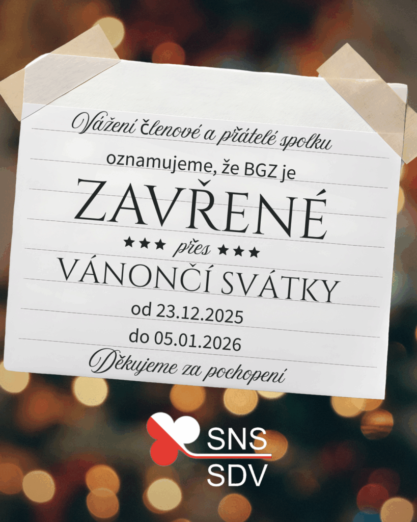 Oznámení o dočasném uzavření BGZ