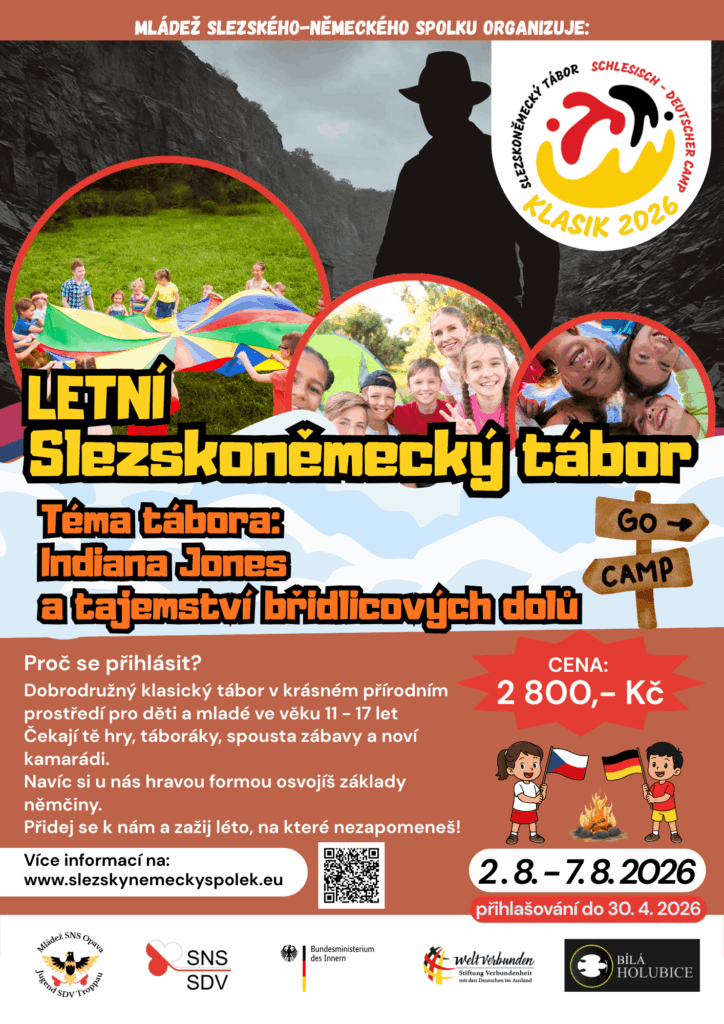 Letní slezkoněmecký tábor 2026: léto plné dobrodružství, přátelství a zážitků