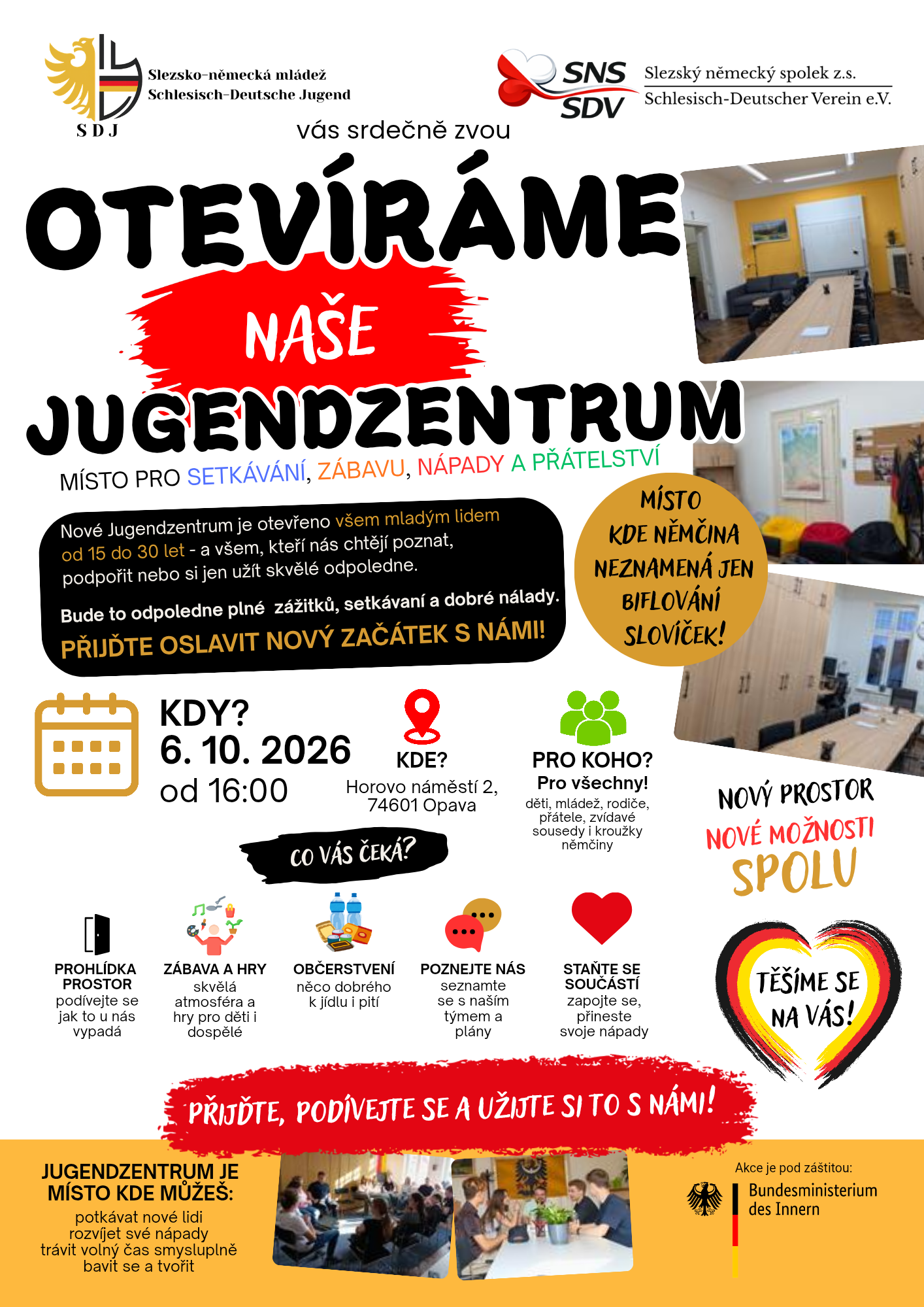 Otevření CENTRA MLÁDEŽE