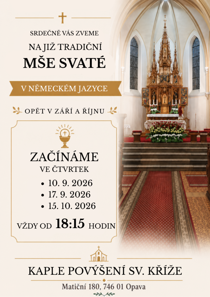 Německé mše opět od září